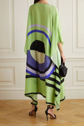 Modestt - Green Silk Blend Kaftan